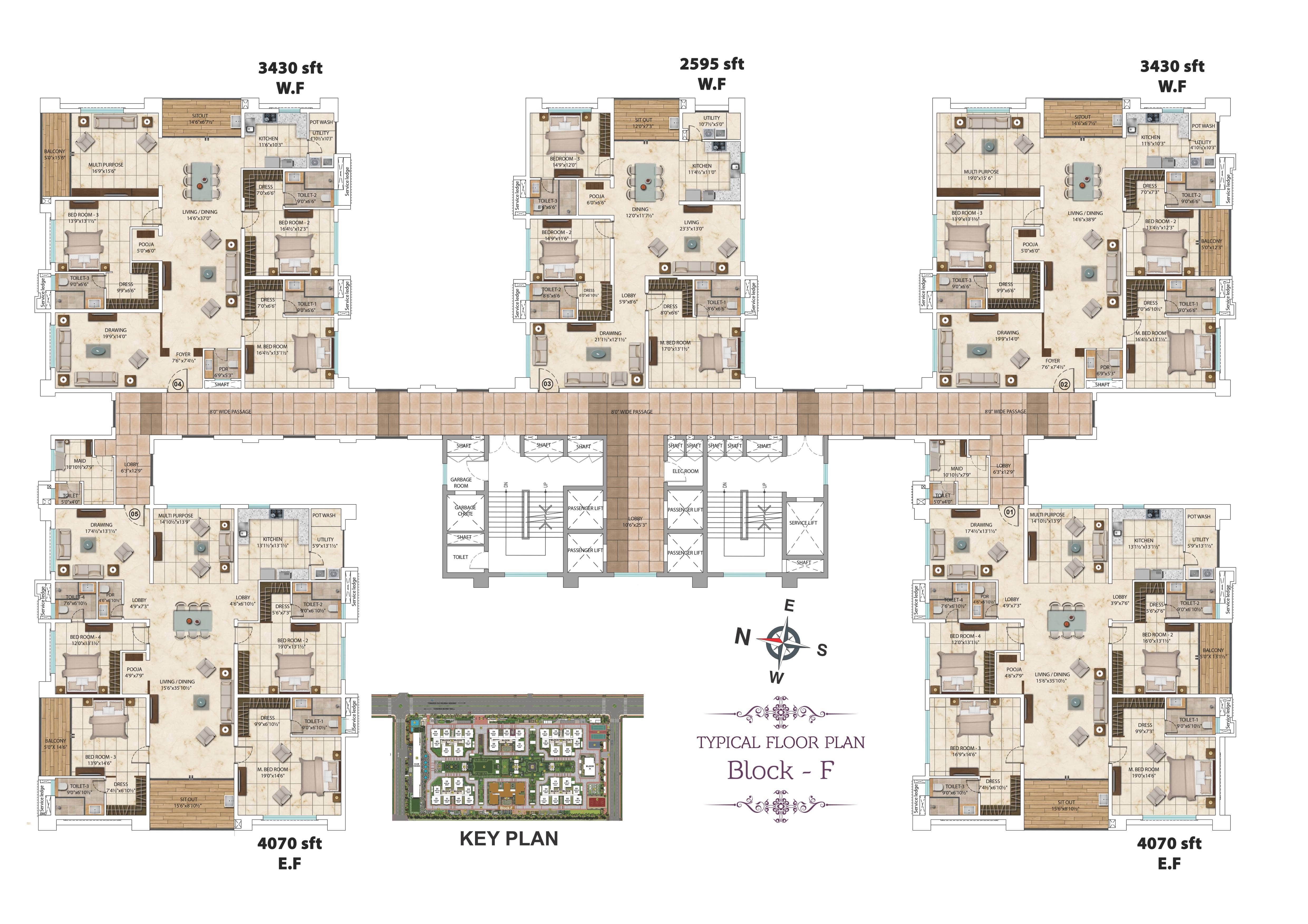 luxury apartments plan